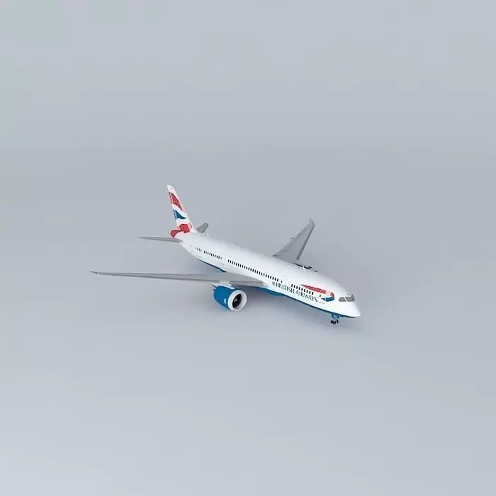 British Airways Boeing 787 8 Dreamliner G ZBJA Free 3D model