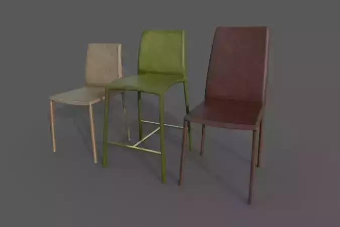 Chair-34 set of three chairs