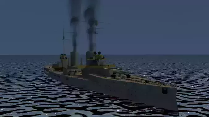 Battlecruiser SMS Von der Tann