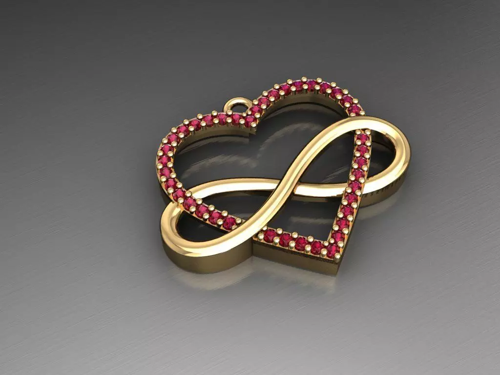 H118- Diamond NECKLACE 3D print model_0