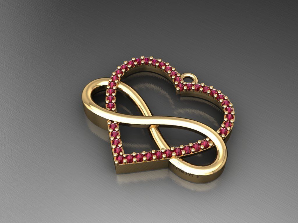 H118- Diamond NECKLACE 3D print model_1