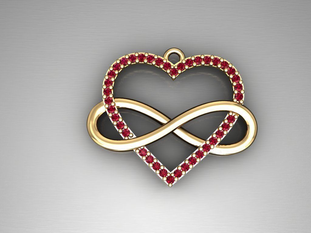 H118- Diamond NECKLACE 3D print model_2