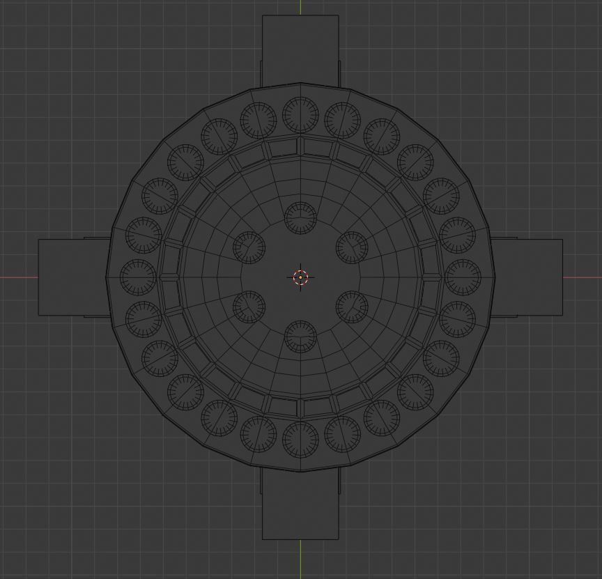 N1 Rocket Low-poly 3D model_10