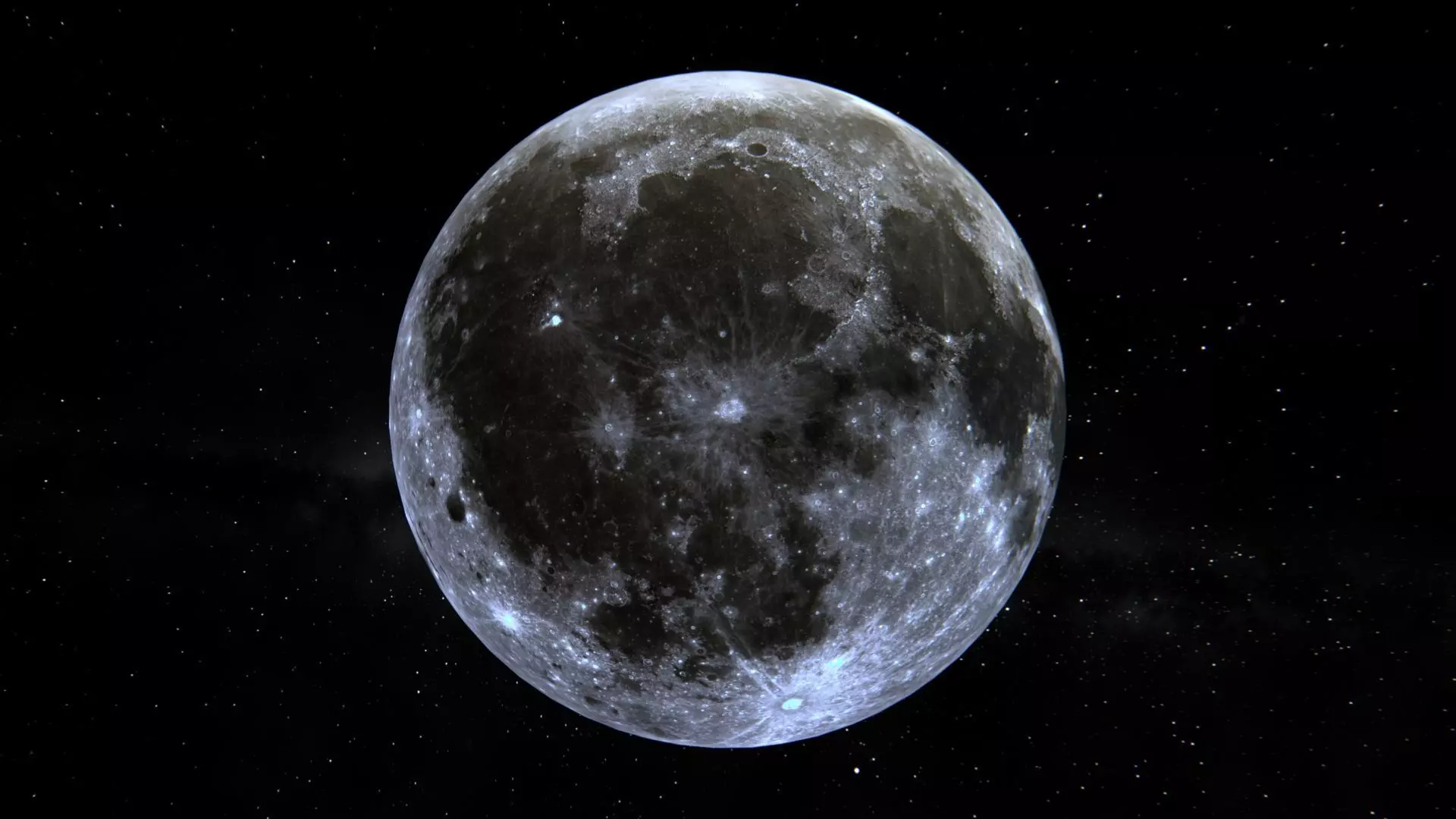 Photorealistic MOON LOW-poly 30K textures Game-ready asset Low-poly 3D model
