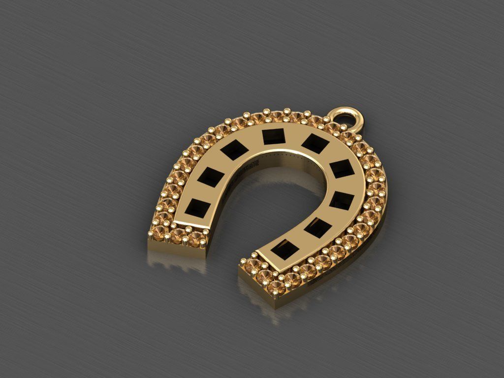 H125- Diamond NECKLACE 3D print model_1