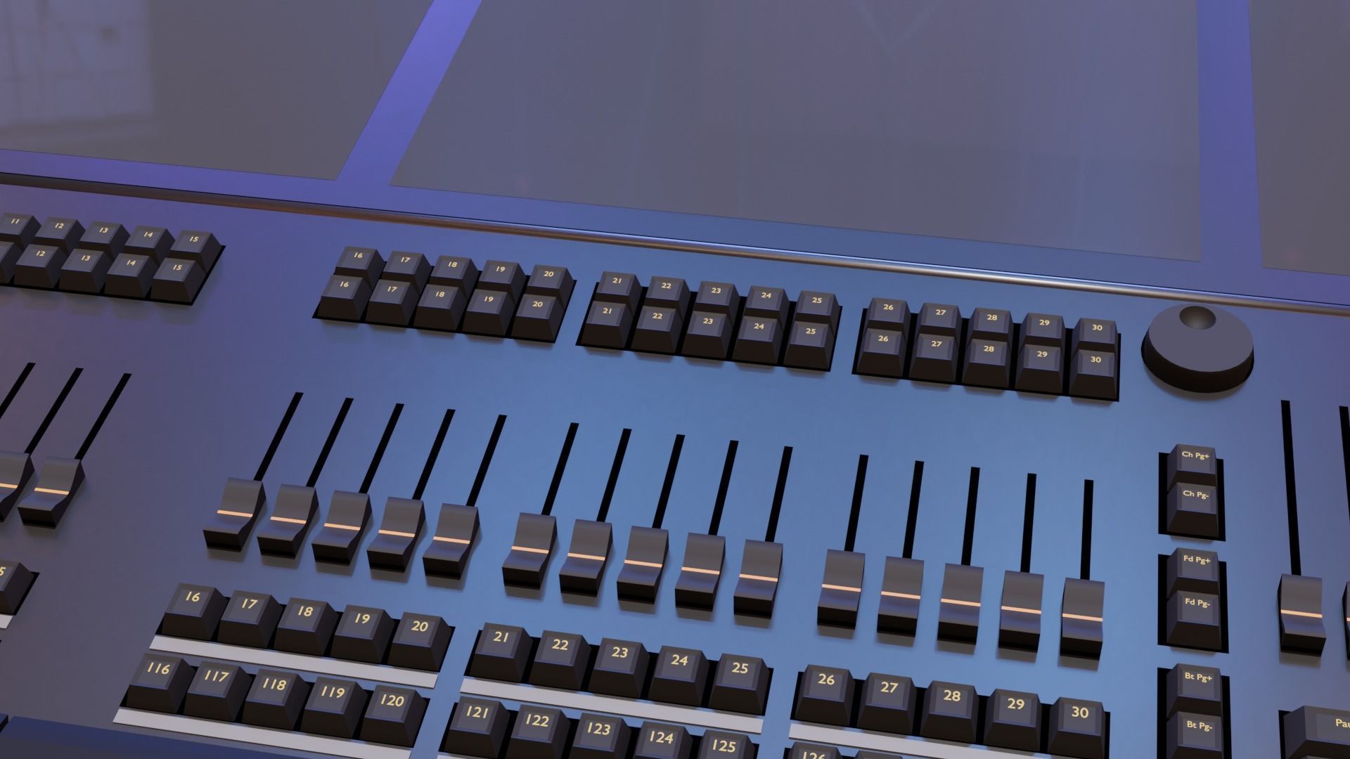 Light Console  3D model_5