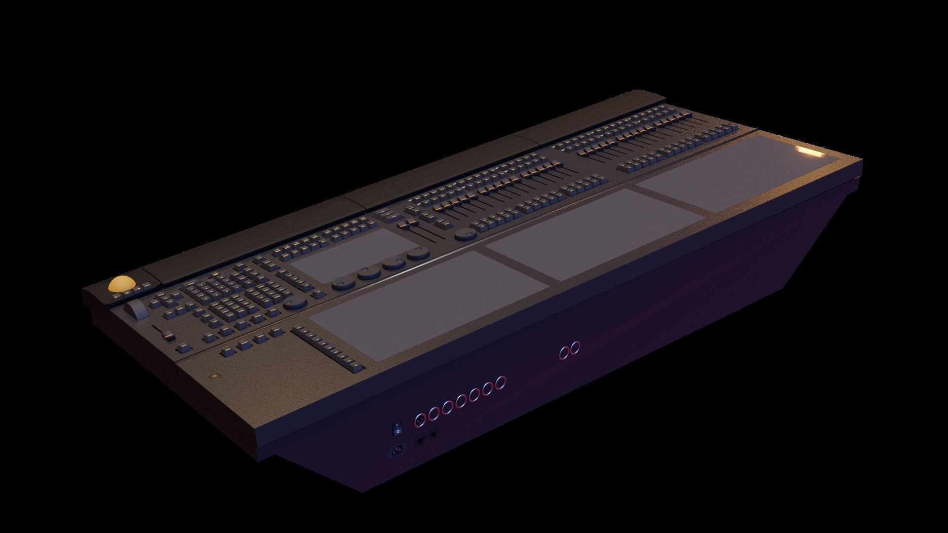 Light Console  3D model_3