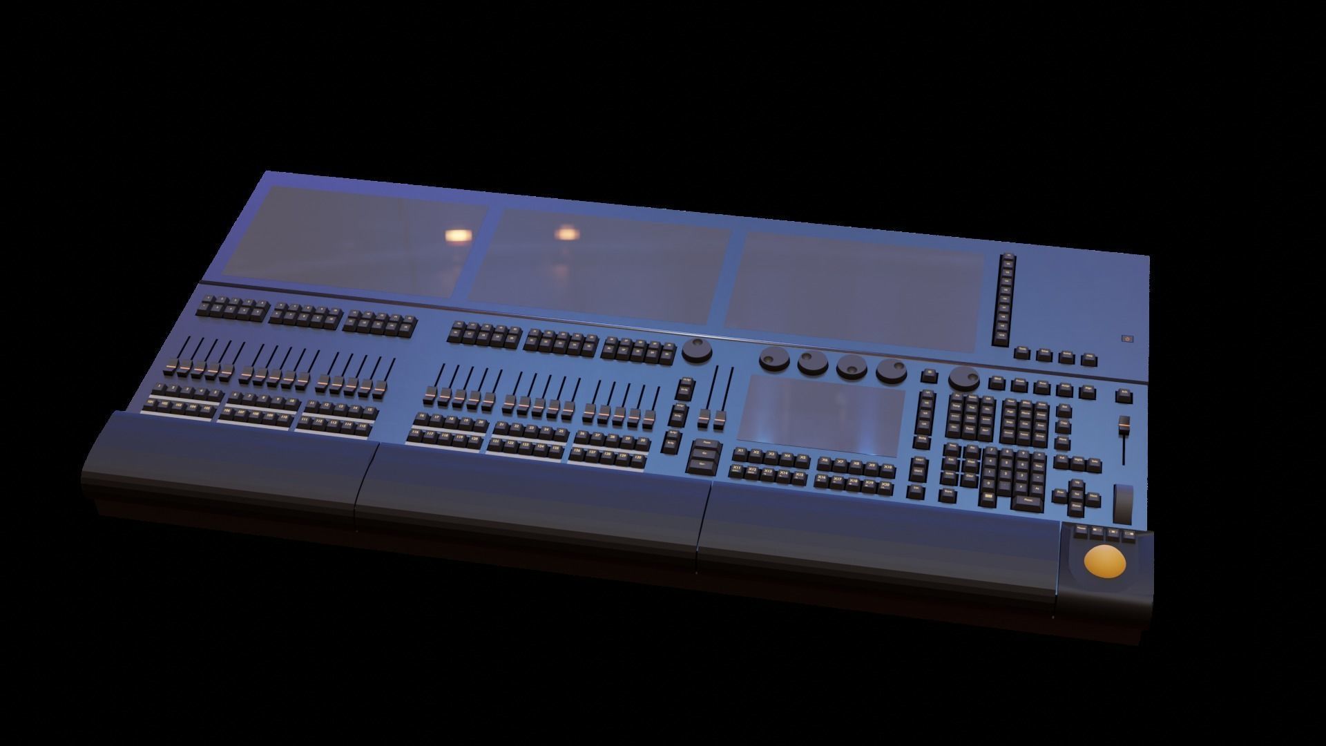 Light Console  3D model_2