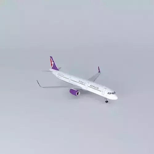 Air Macau Air Macau Airbus A321 211 B MCA  Revised Livery 2015 Free 3D model