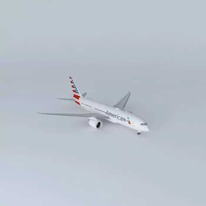 American Airlines Boeing 787 8 Dreamliner N800AN Wi-Fi Dome 2015 Free 3D model