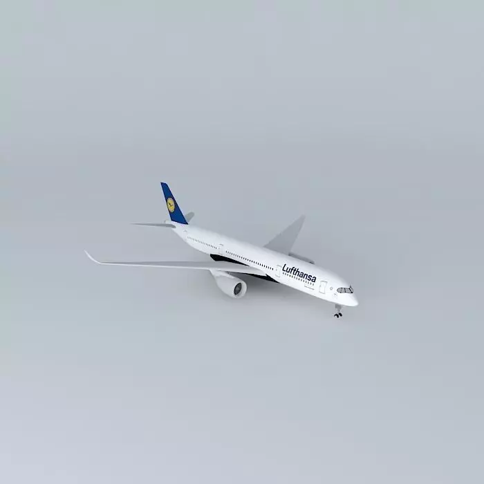 Deutsche Lufthansa Airbus A350 900XWB Free 3D model