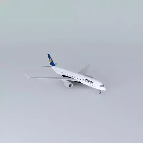 Deutsche Lufthansa Airbus A350 900XWB  Free 3D model