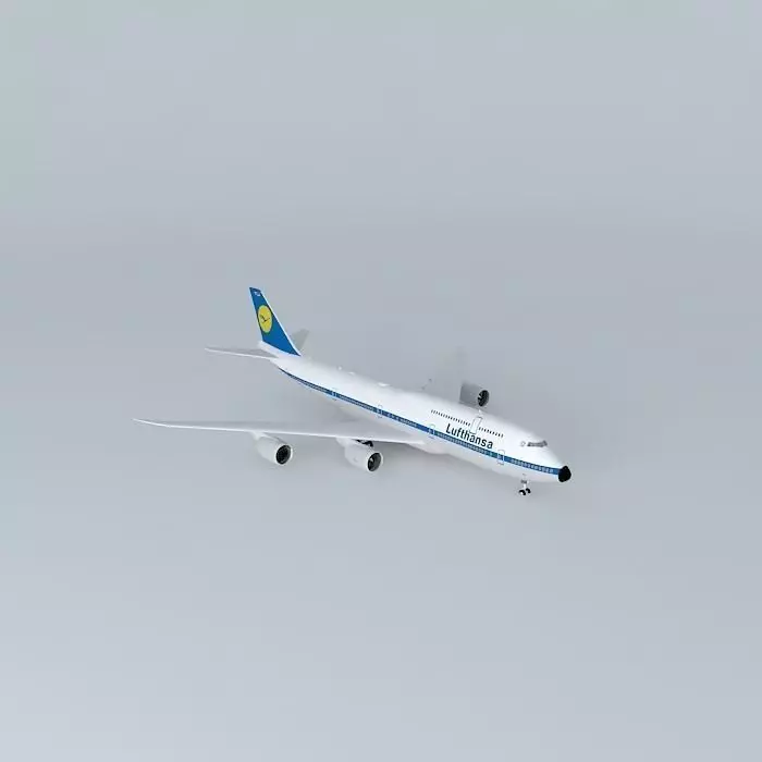 Lufthansa Boeing 747 830 60th Anniversary Retro Livery D ABYT... Free 3D model