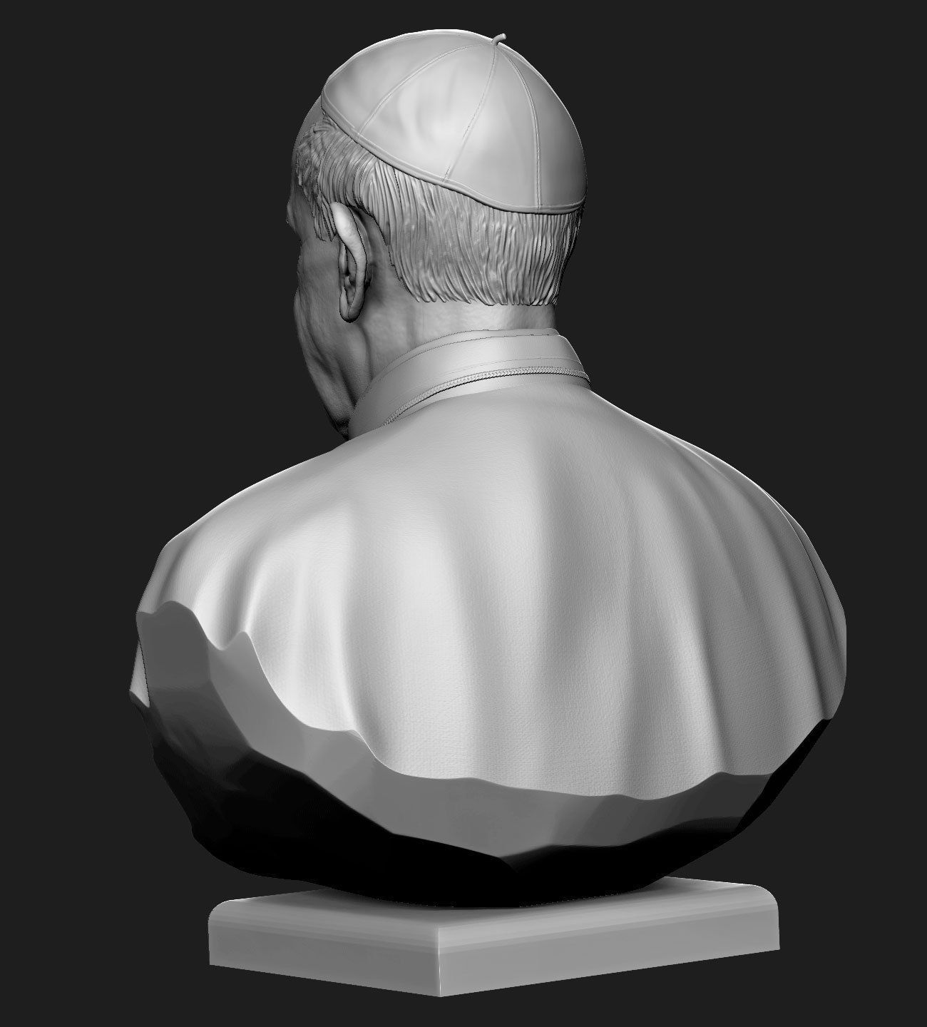 Pope Francis v2 3D print model_15