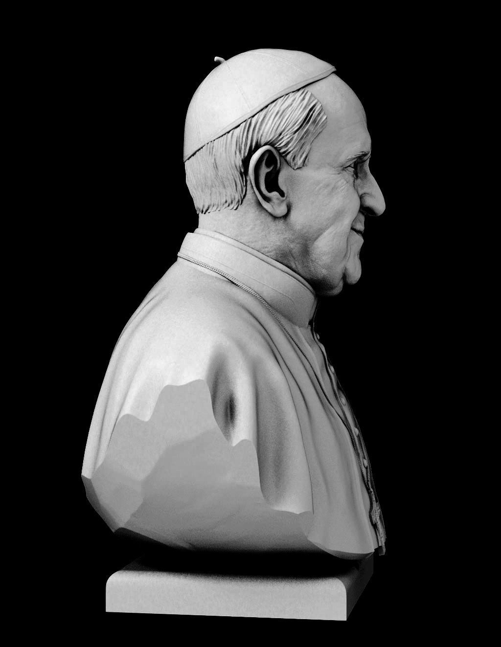 Pope Francis v2 3D print model_21