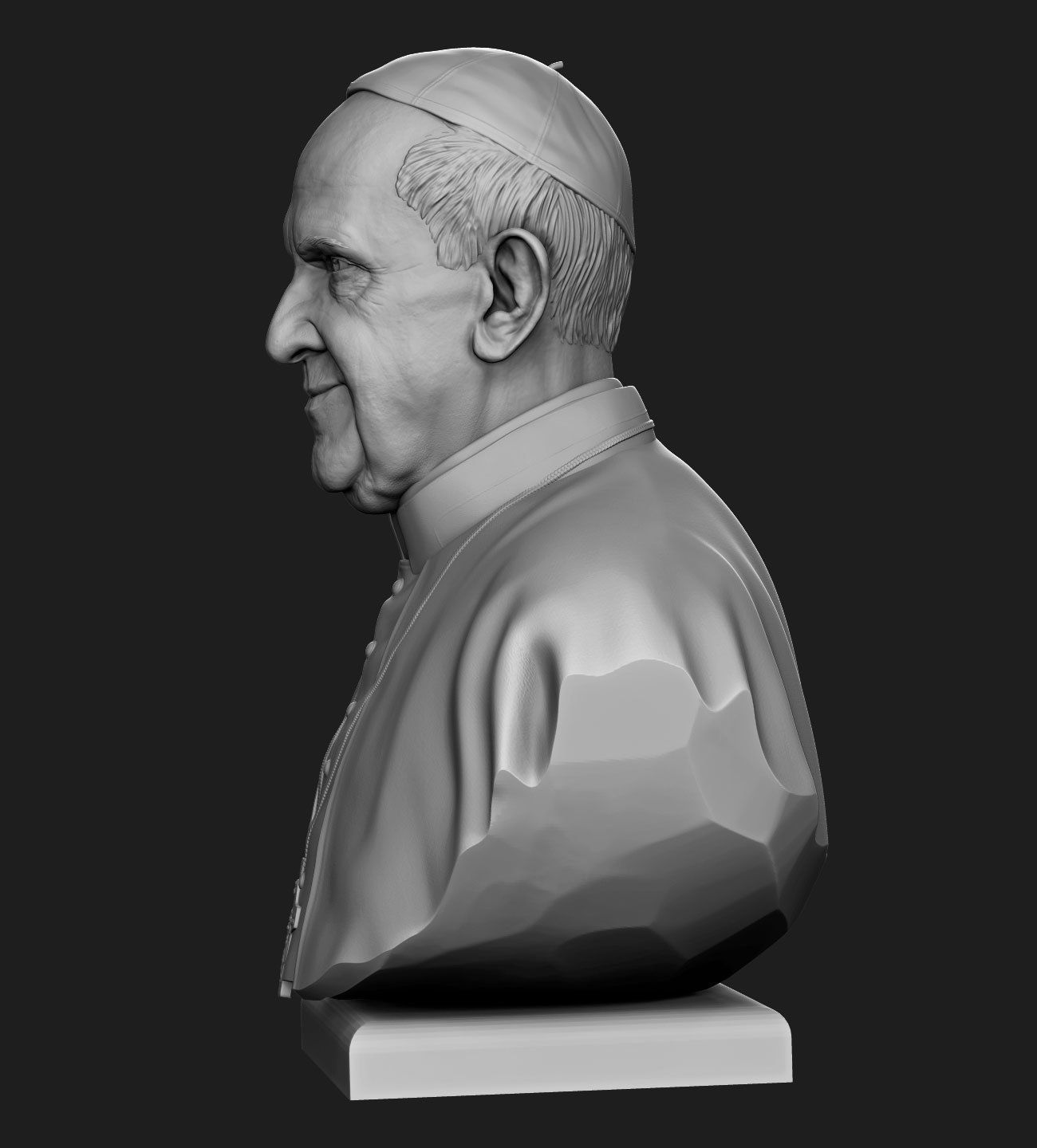 Pope Francis v2 3D print model_13