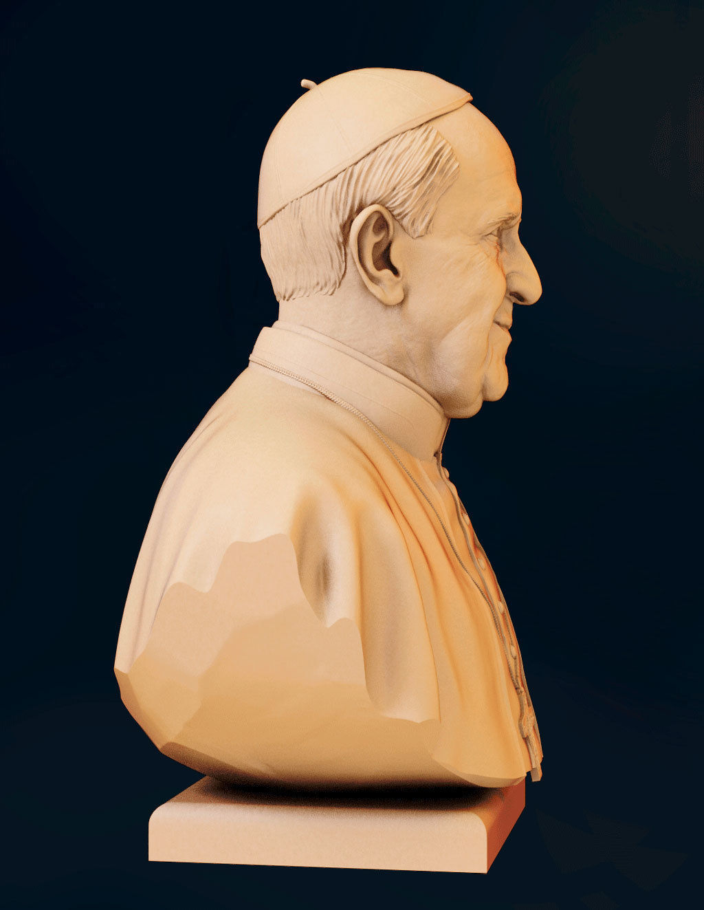 Pope Francis v2 3D print model_25
