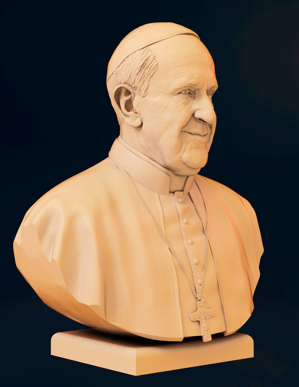 Pope Francis v2 3D print model_24