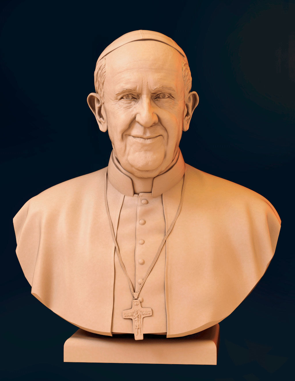Pope Francis v2 3D print model_23