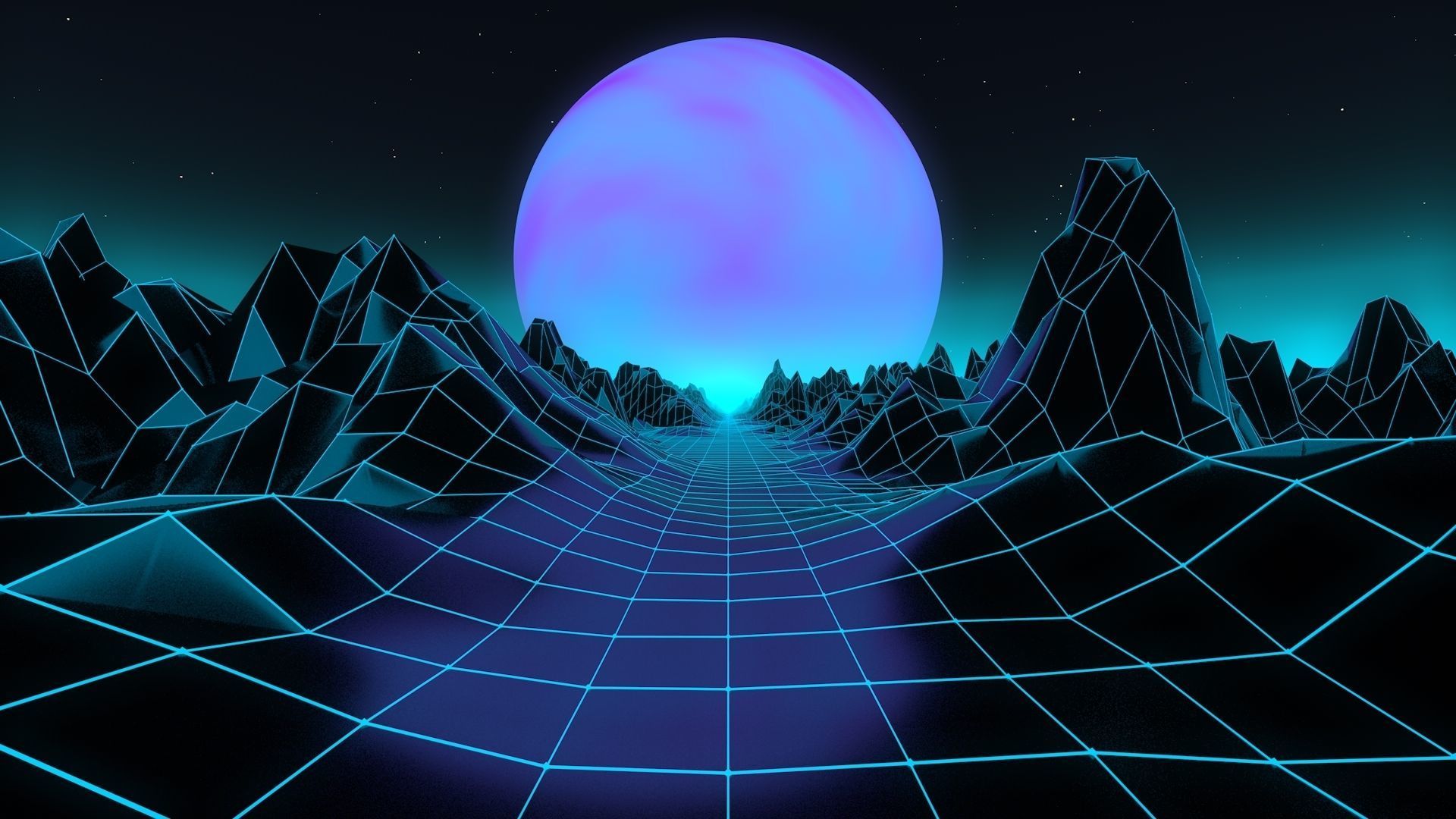 Sci-fi Environment Low-poly 3D model_16