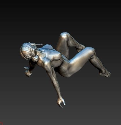 Woman statue bust 3D print model_4