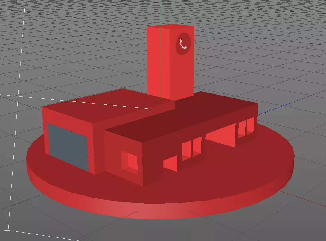 fireman center Free 3D model