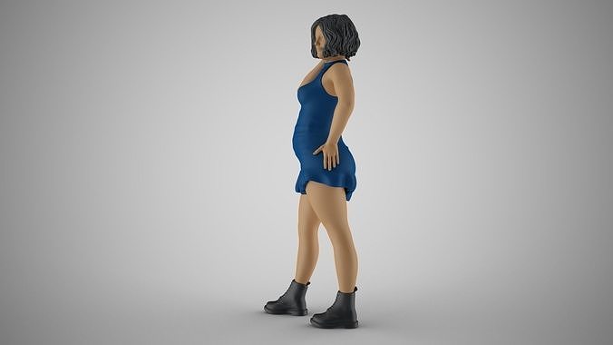 Frumpy Woman 3D print model