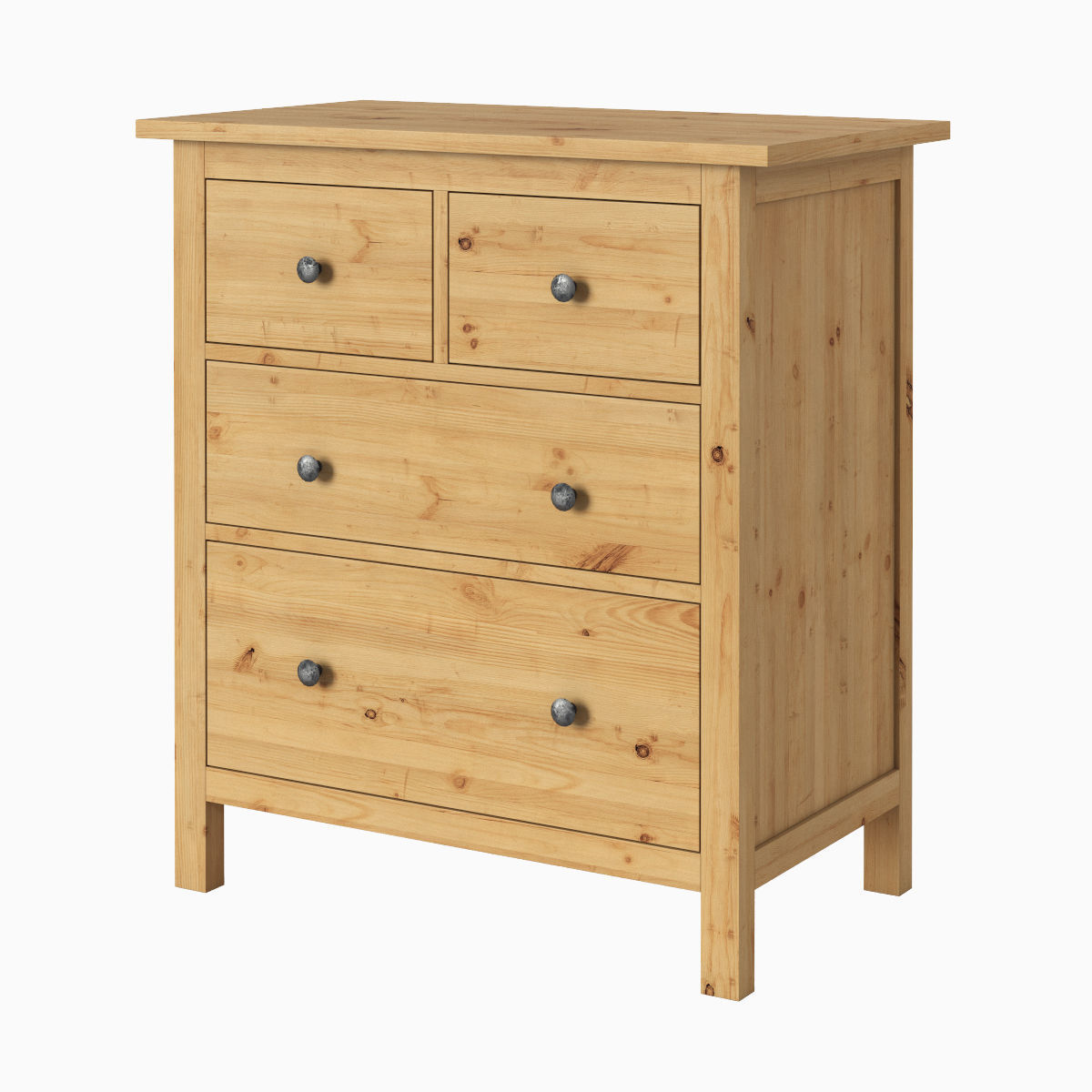 HEMNES 4-drawer chest 3D model_1
