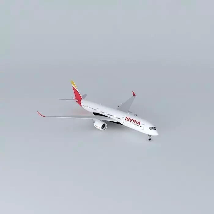 Iberia Líneas Aéreas de España Airbus A350 900XWB New Livery ... Free 3D model