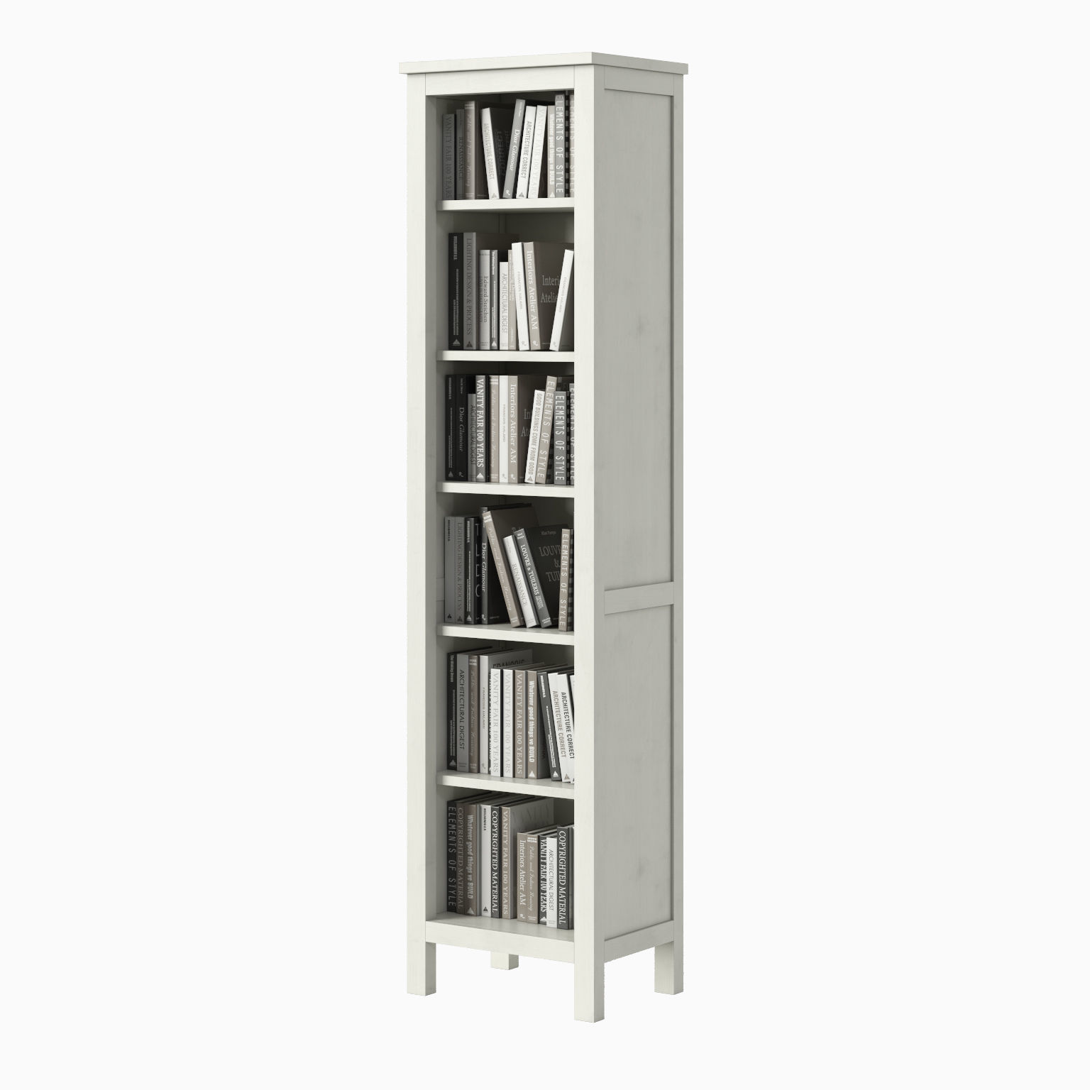 HEMNES Bookcase 3D model_6