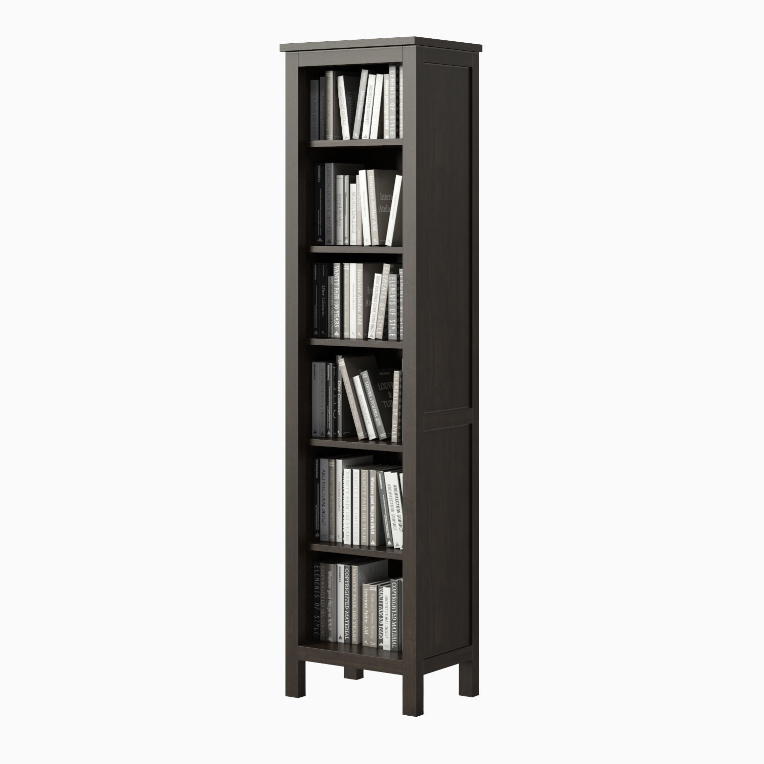 HEMNES Bookcase 3D model_4