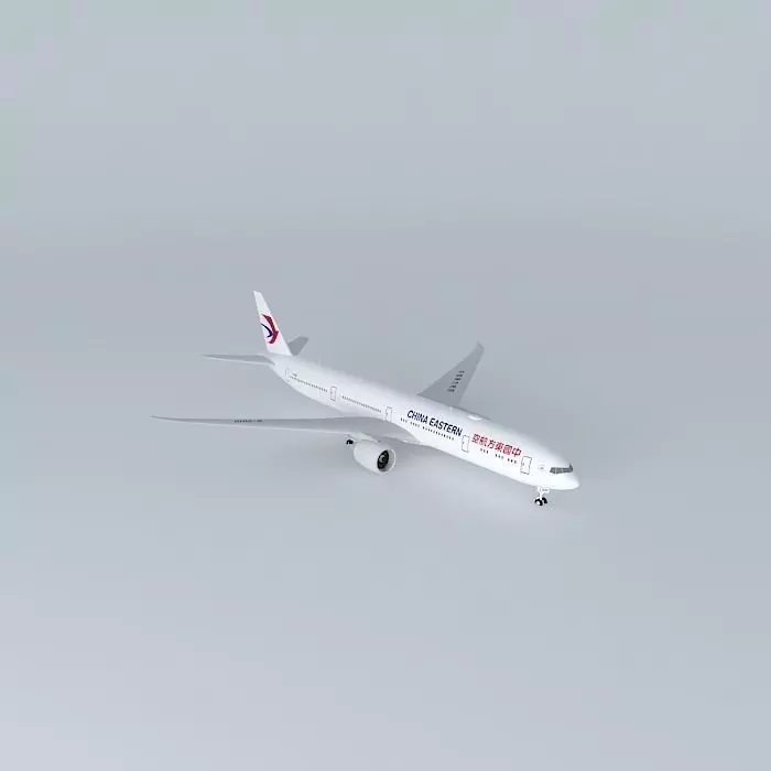China Eastern Airlines Boeing 777 39P ER B 2001 New Livery 2... Free 3D model