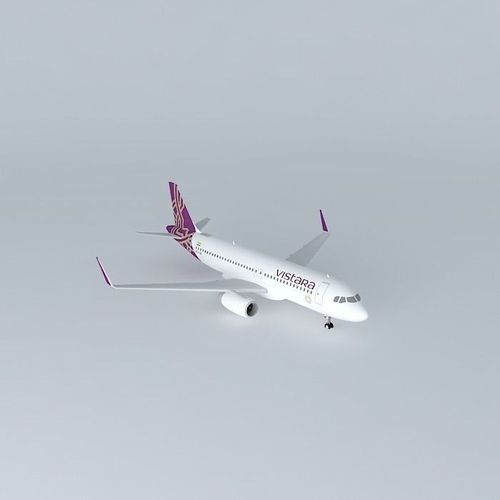 Auto Ttb Vistara Airbus A320 232 2015 Sharklets Free 3D model