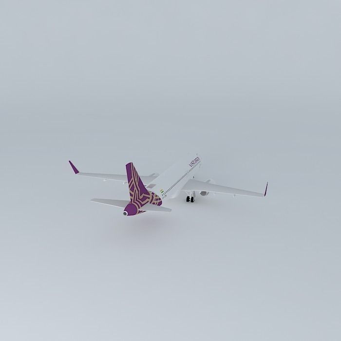 Auto Ttb Vistara Airbus A320 232 2015 Sharklets Free 3D model_1