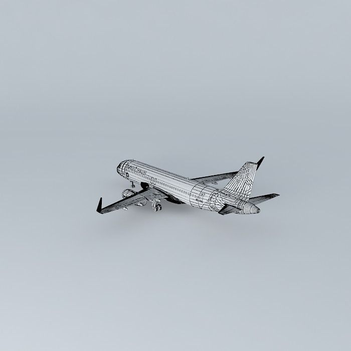 Auto Ttb Vistara Airbus A320 232 2015 Sharklets Free 3D model_4