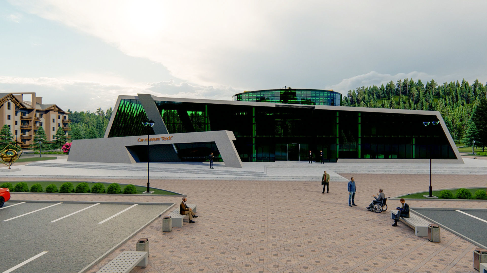 Architectural project 3D model_5