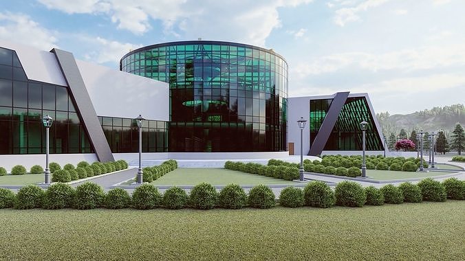 Architectural project 3D model