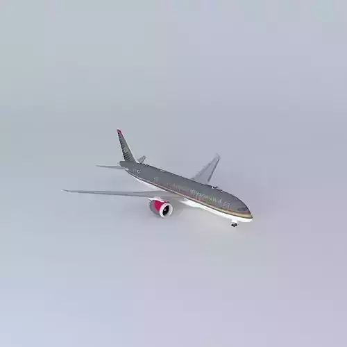 Royal Jordanian Airlines Royal Jordanian Boeing 787 8 Dreaml... Free 3D model