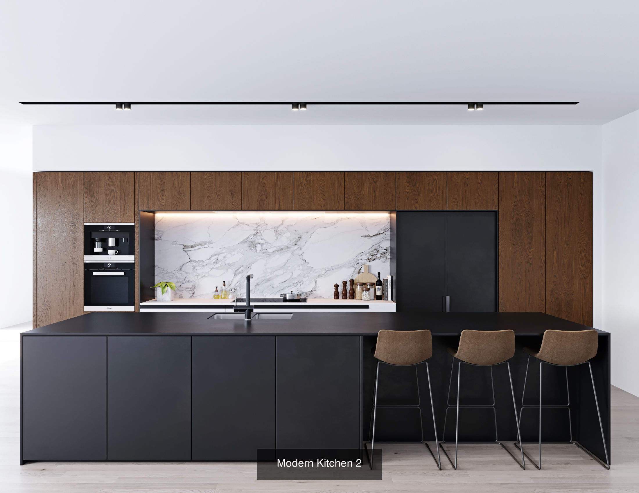 Kitchen set 3D Model Collection_16