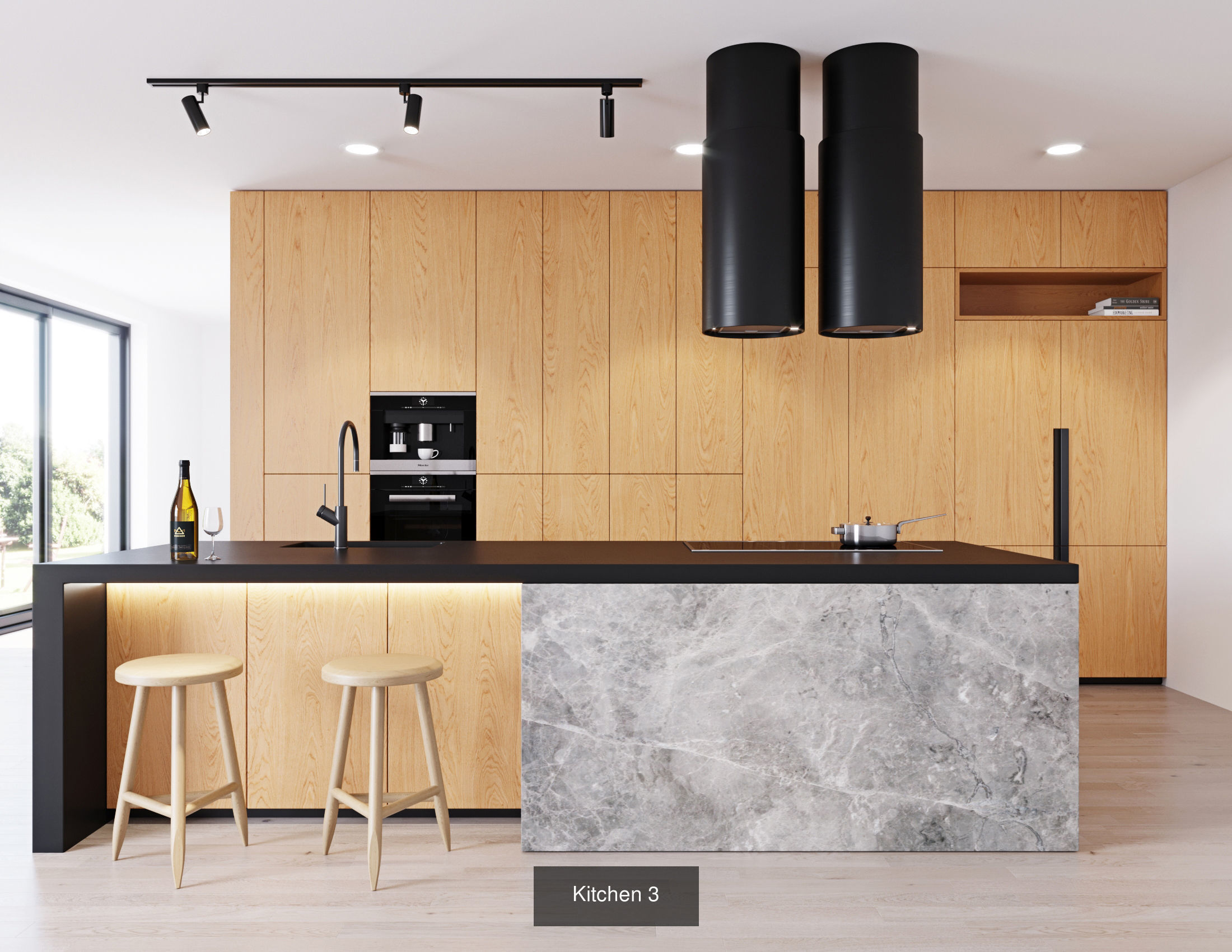 Kitchen set 3D Model Collection_6