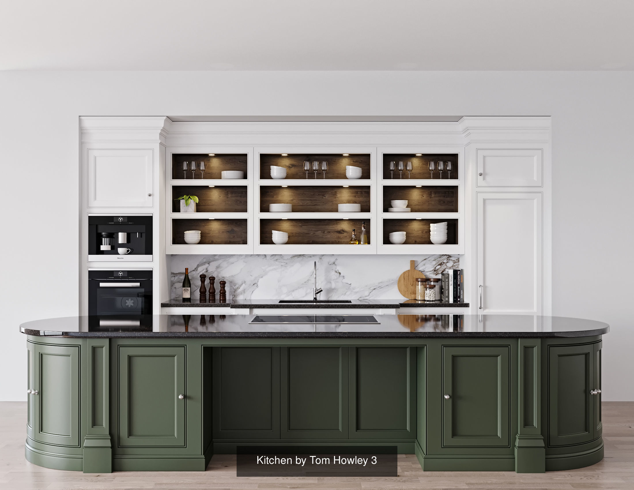 Kitchen set 3D Model Collection_11