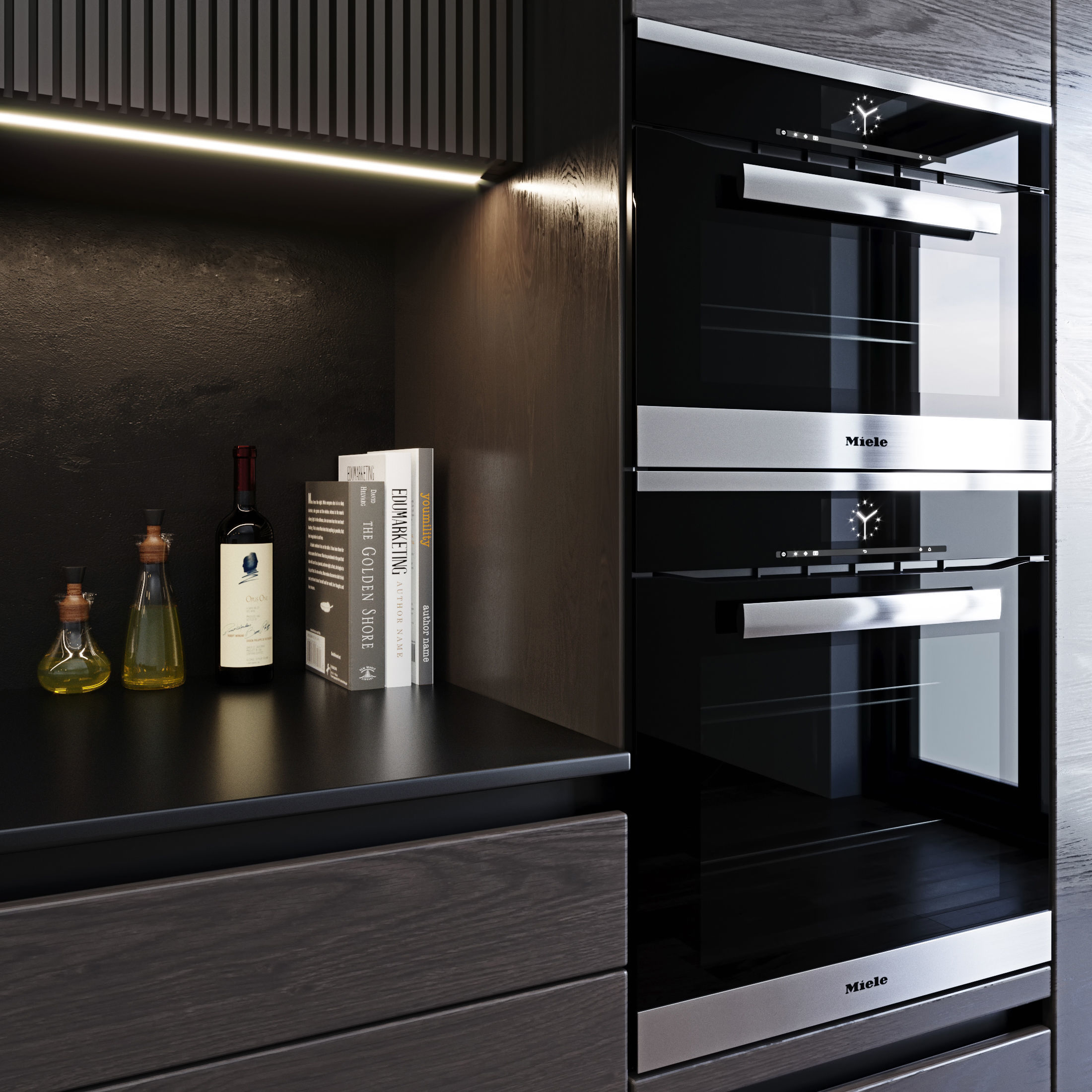 Kitchen set 3D Model Collection_5