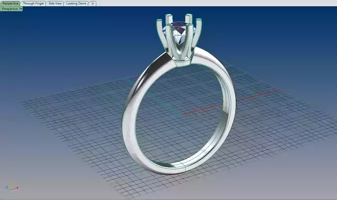 Soliteire Ring T Style S 54