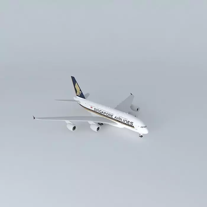 Singapore Airlines Airbus A380 841 9V SKT 2015 Free 3D model