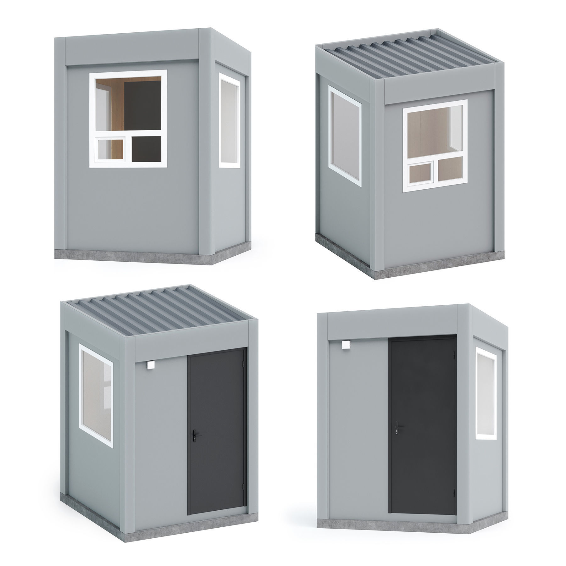 Guard post 3D model