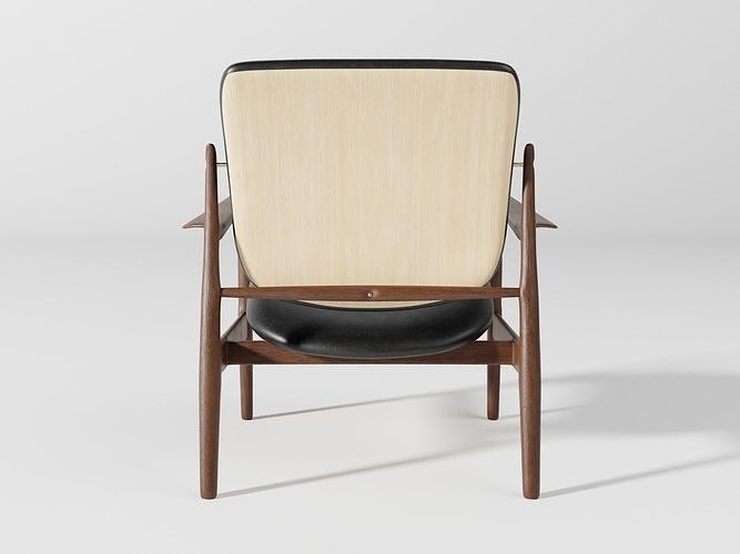 Fauteuil France chair 3D model 7