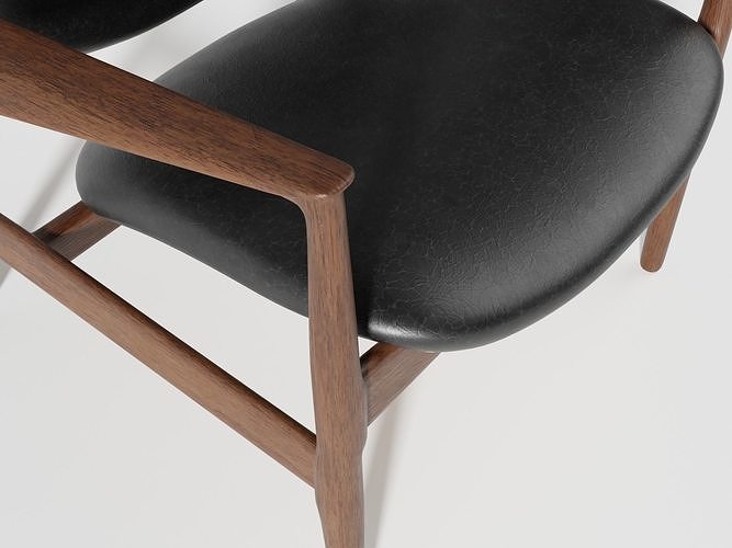 Fauteuil France chair 3D model 2