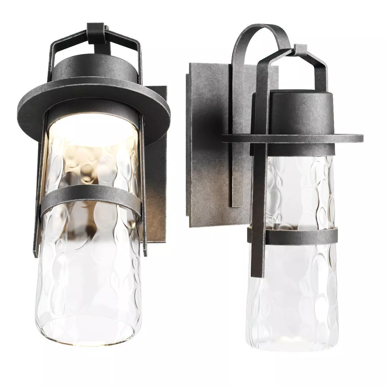 Balthus outdoor wall light  3D model_0