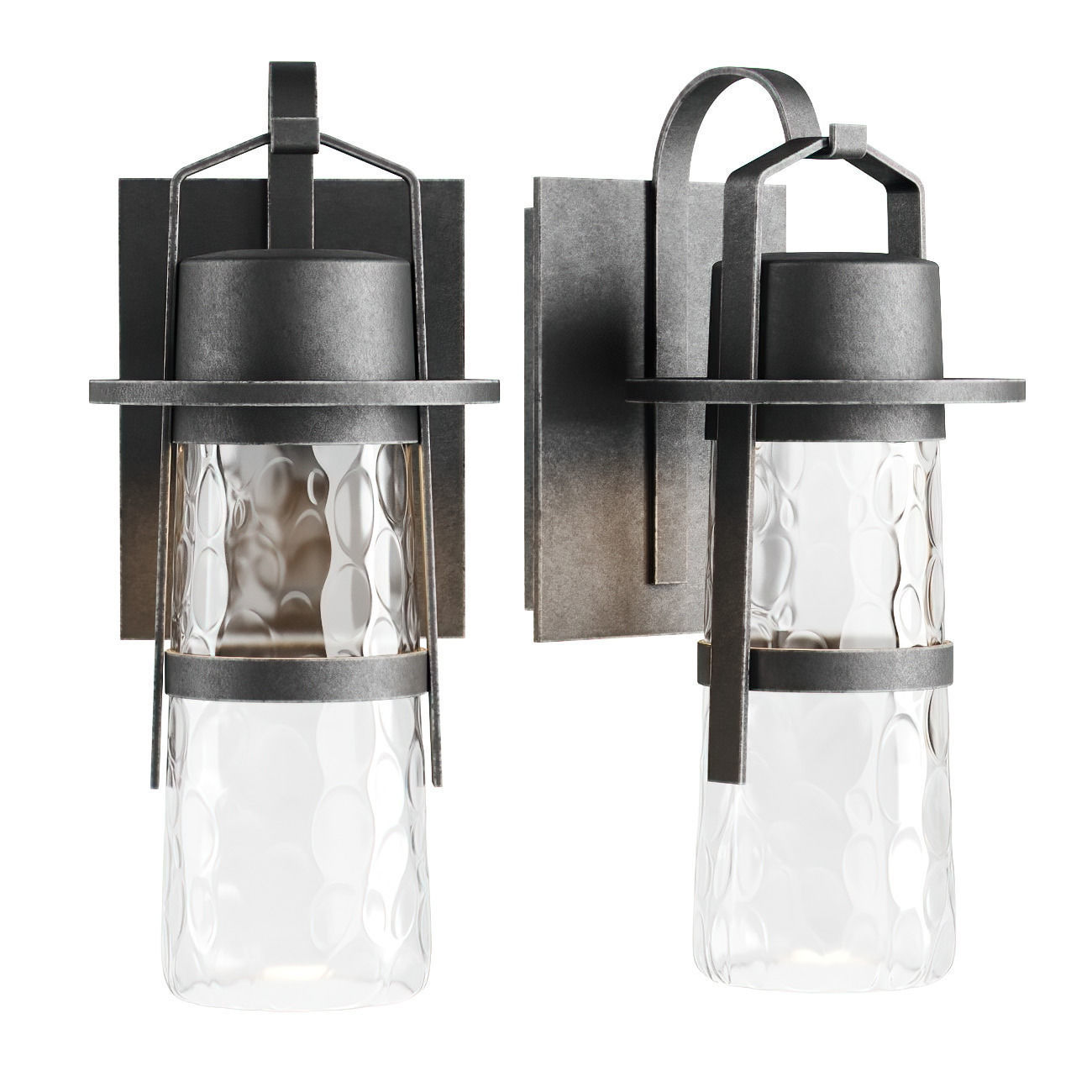 Balthus outdoor wall light  3D model_1