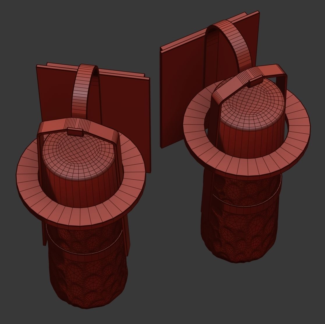 Balthus outdoor wall light  3D model_6